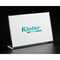 Kinter Clear Plastic Counter Slant Back Sign Holder 3-1/2 in. H X 5-1/2 in. W X 1 in. L 150801-ACE - alternate 1